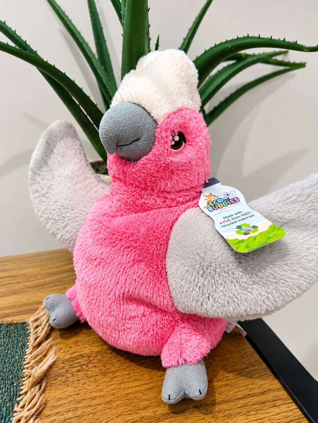 Pink Galah Plush Puppet