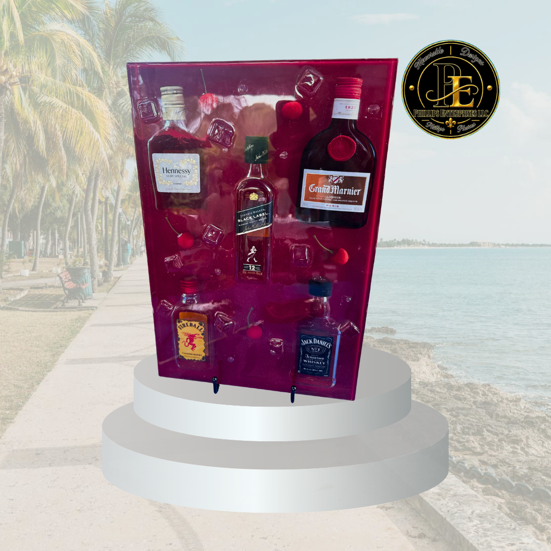 Cherry Reserve Mixed Spirits Bottle Art