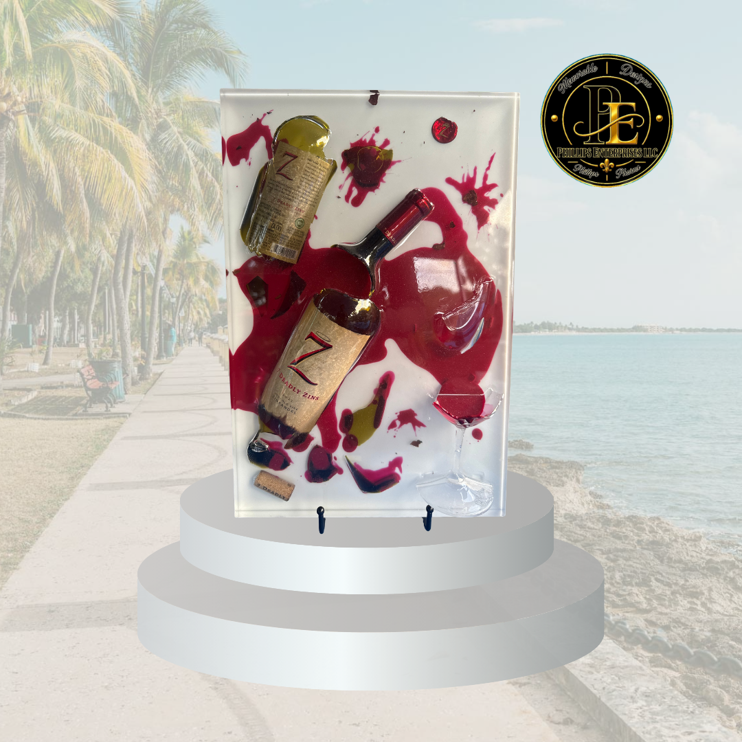 Crimson Break 7 Deadly Zins Bottle Art