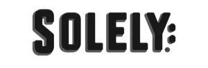 Soley logo in black text