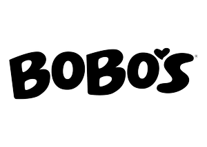 The word 'BOBO'S' written in bold, rounded letters with a small heart above the second 'B'.