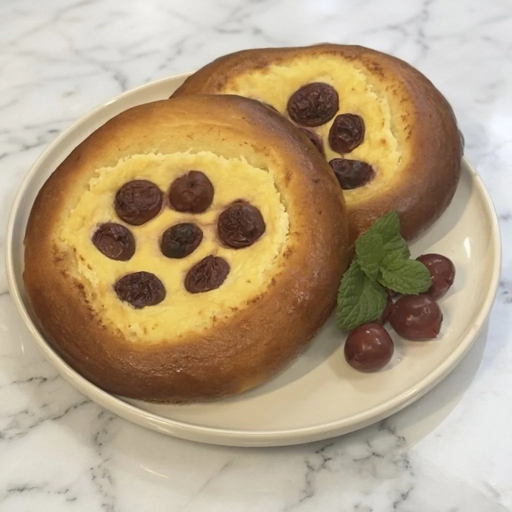 Vatrushka Buns - Sour Cherry