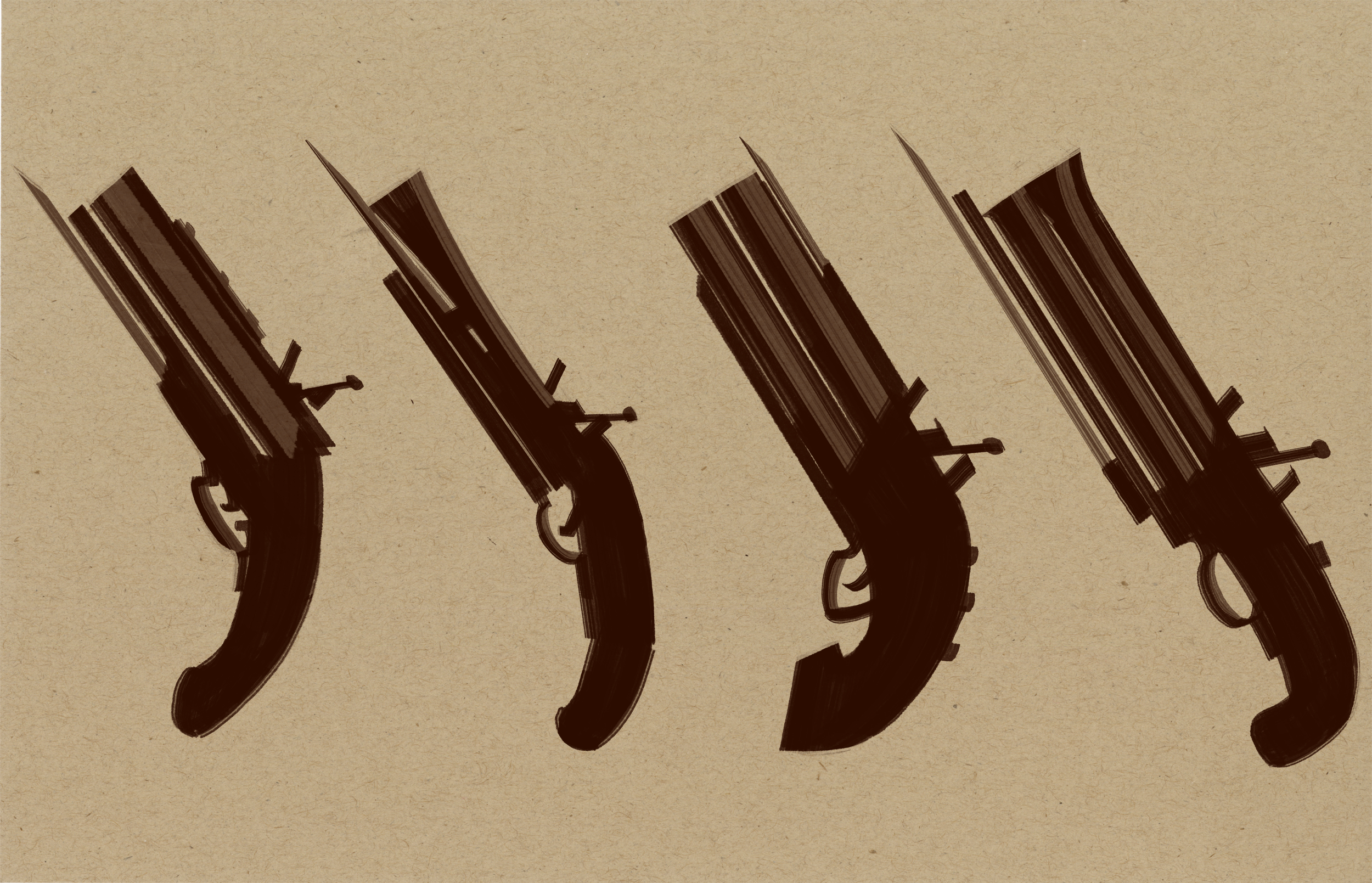 English Lock Pistol Ideations, 2026