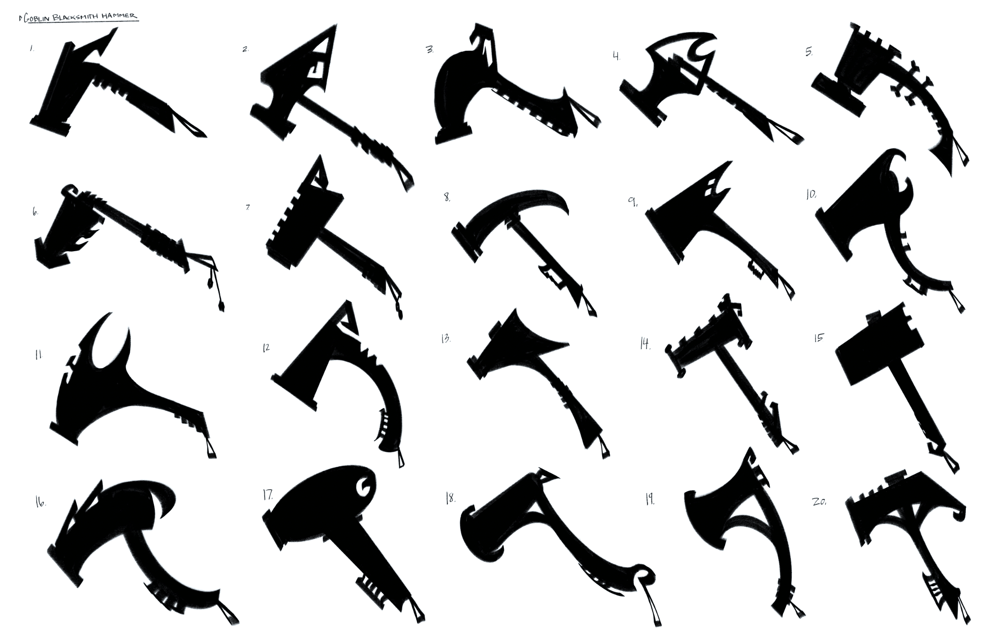 Blacksmith Hammer Ideations, 2025