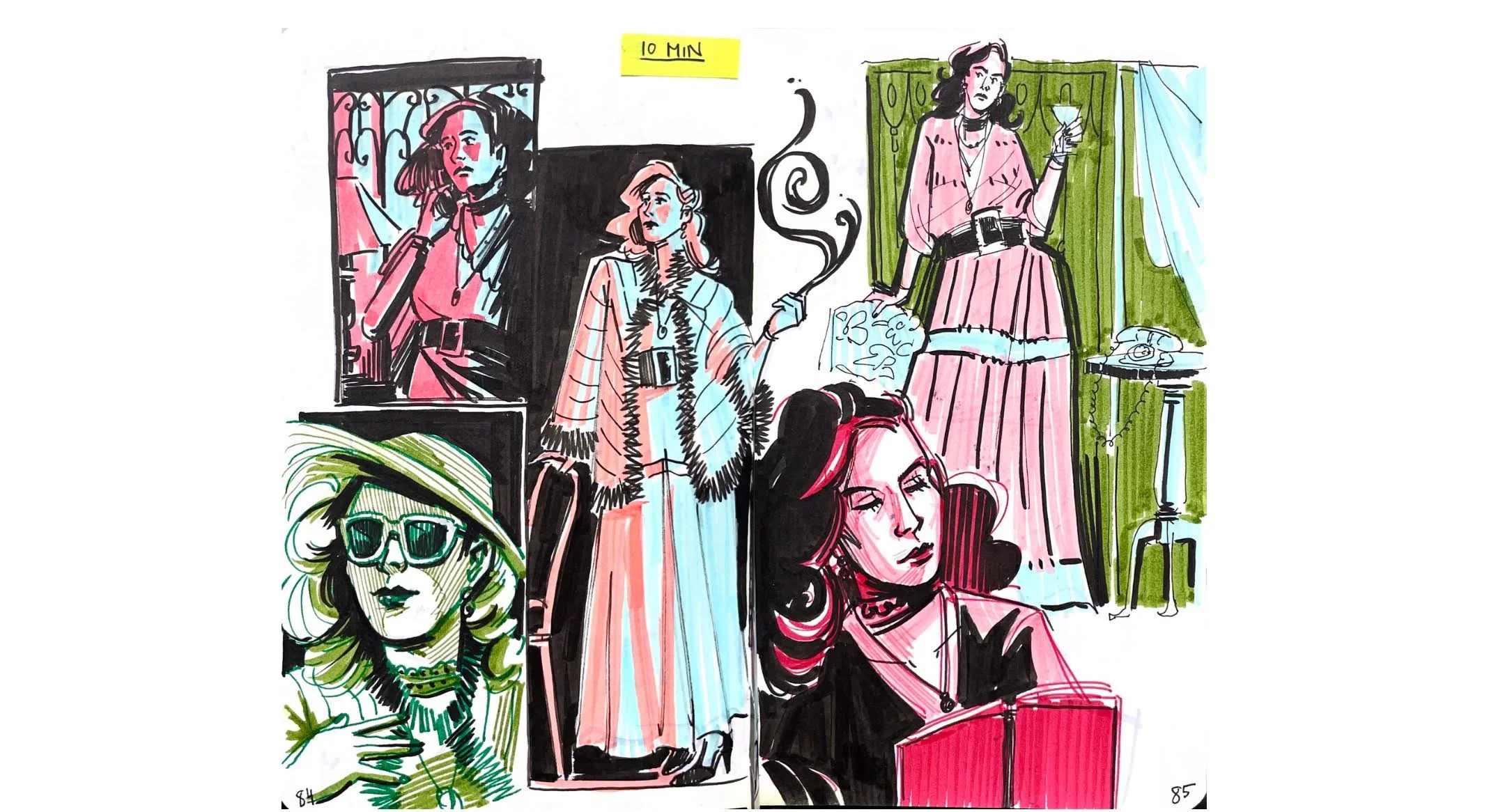 Figure Drawings, 2024