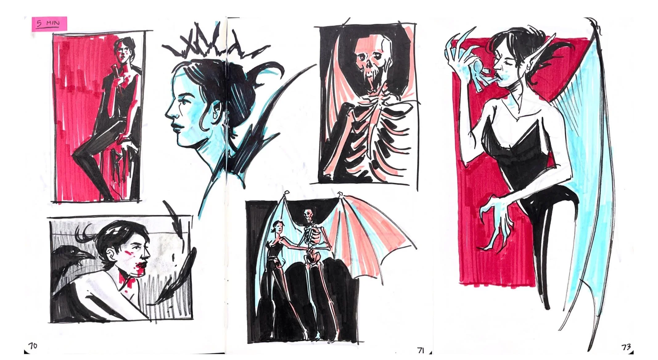 Figure Drawings, 2024