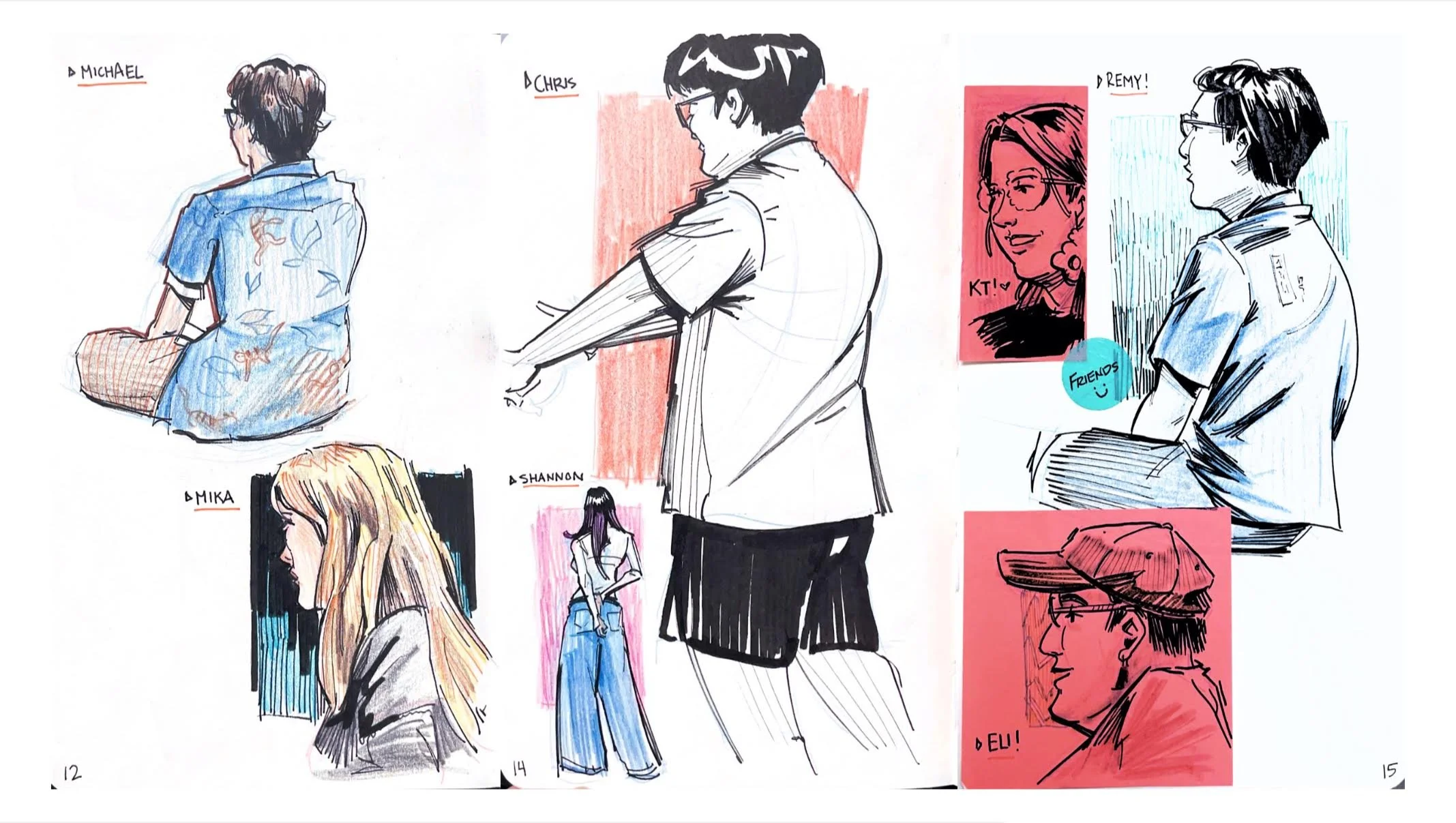 Figure Drawings, 2024