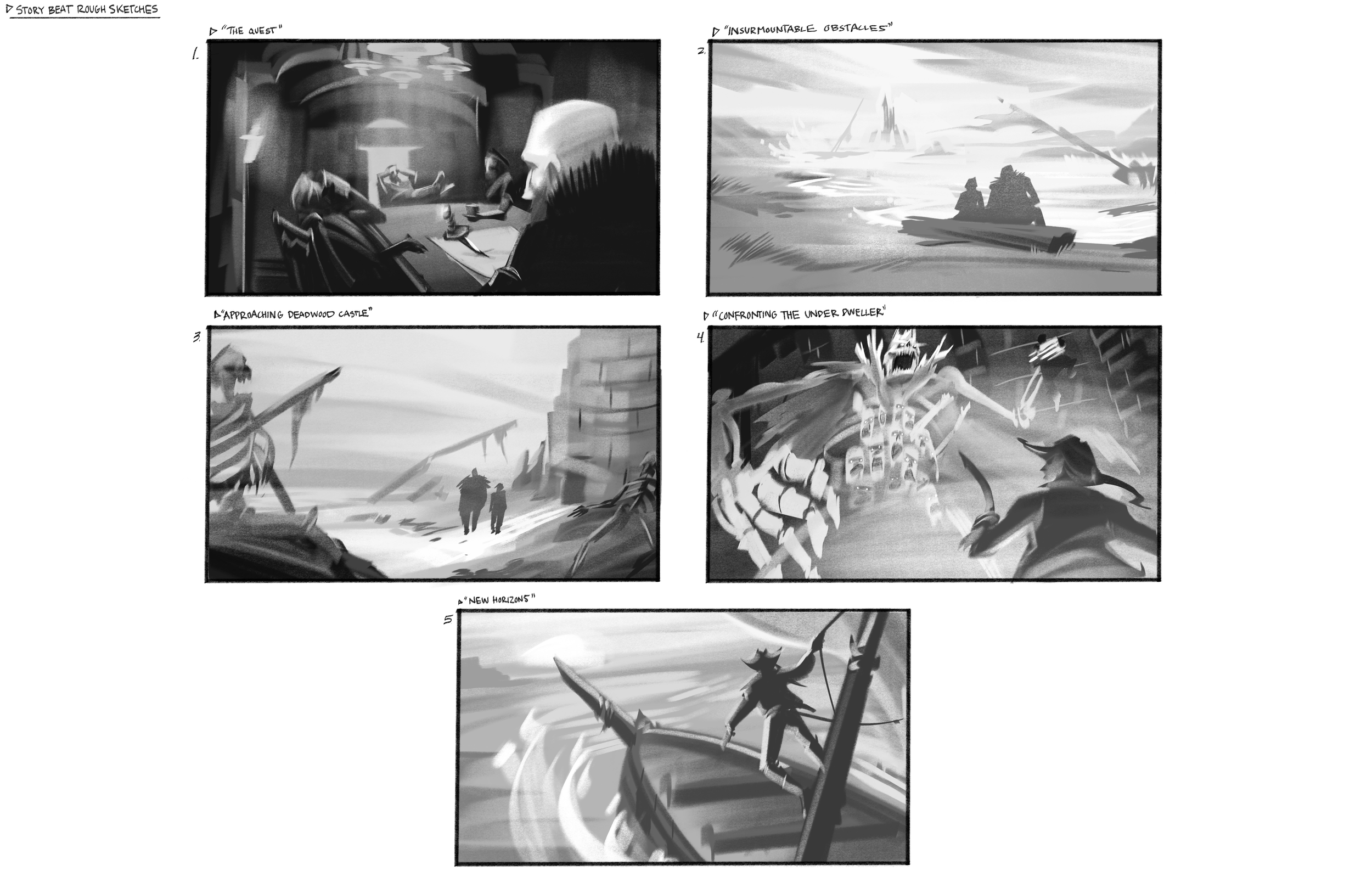 Story Beat Sketches, 2025