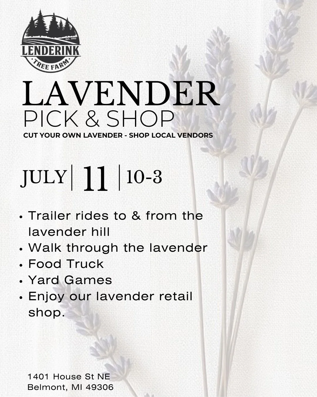 Lavender Pick & Shop