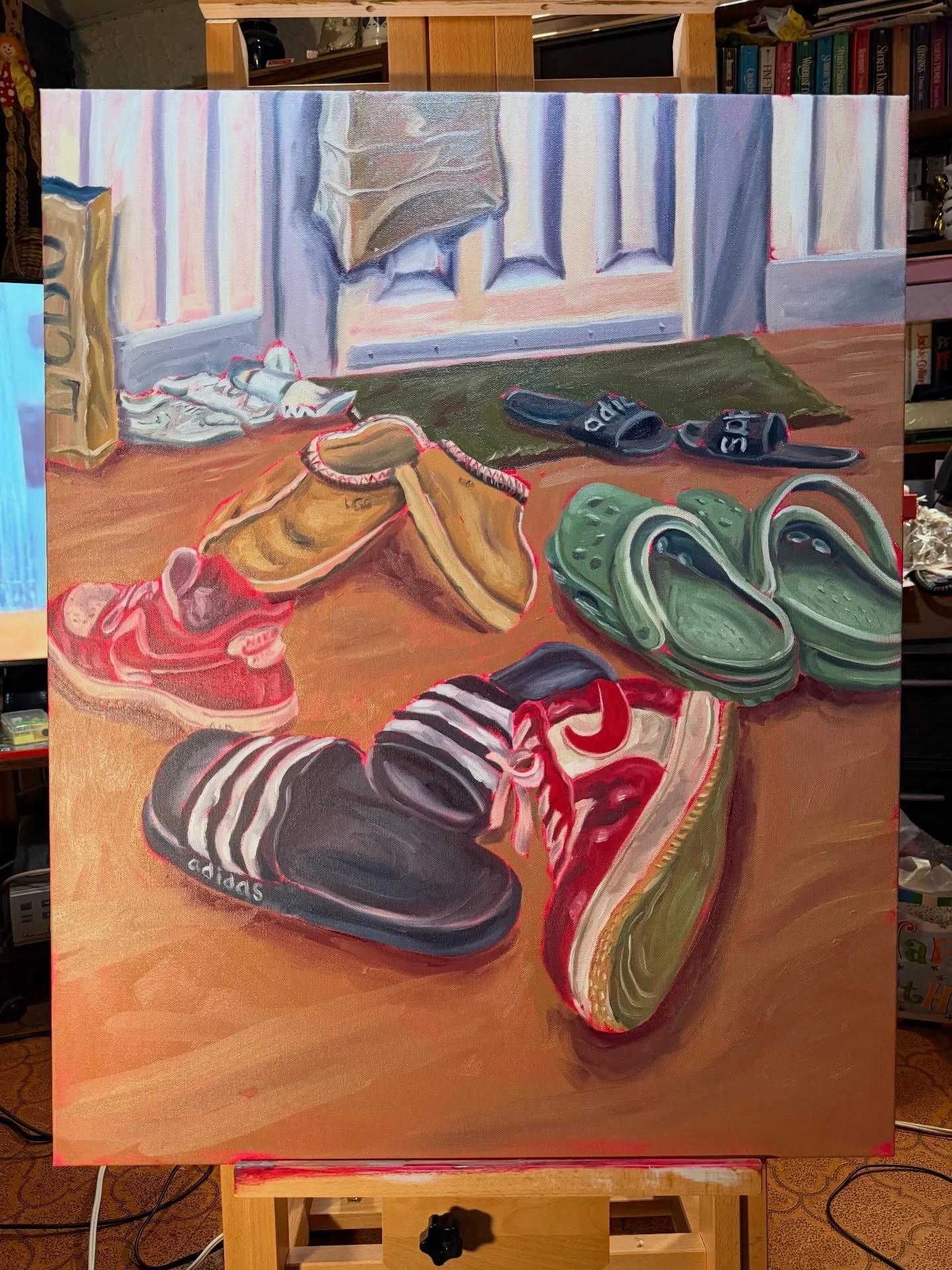 It&rsquo;s a Little Loud in Here 

18x24in oil on canvas, 2026

#art #oilpainting #torontoart #contemporaryart #painting