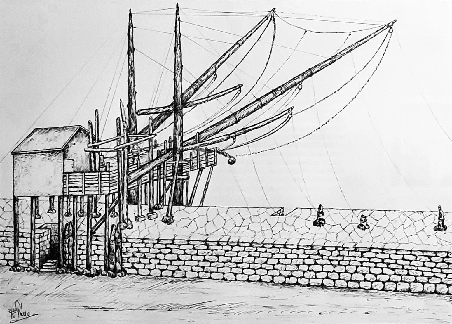 Il trabucco di Barletta