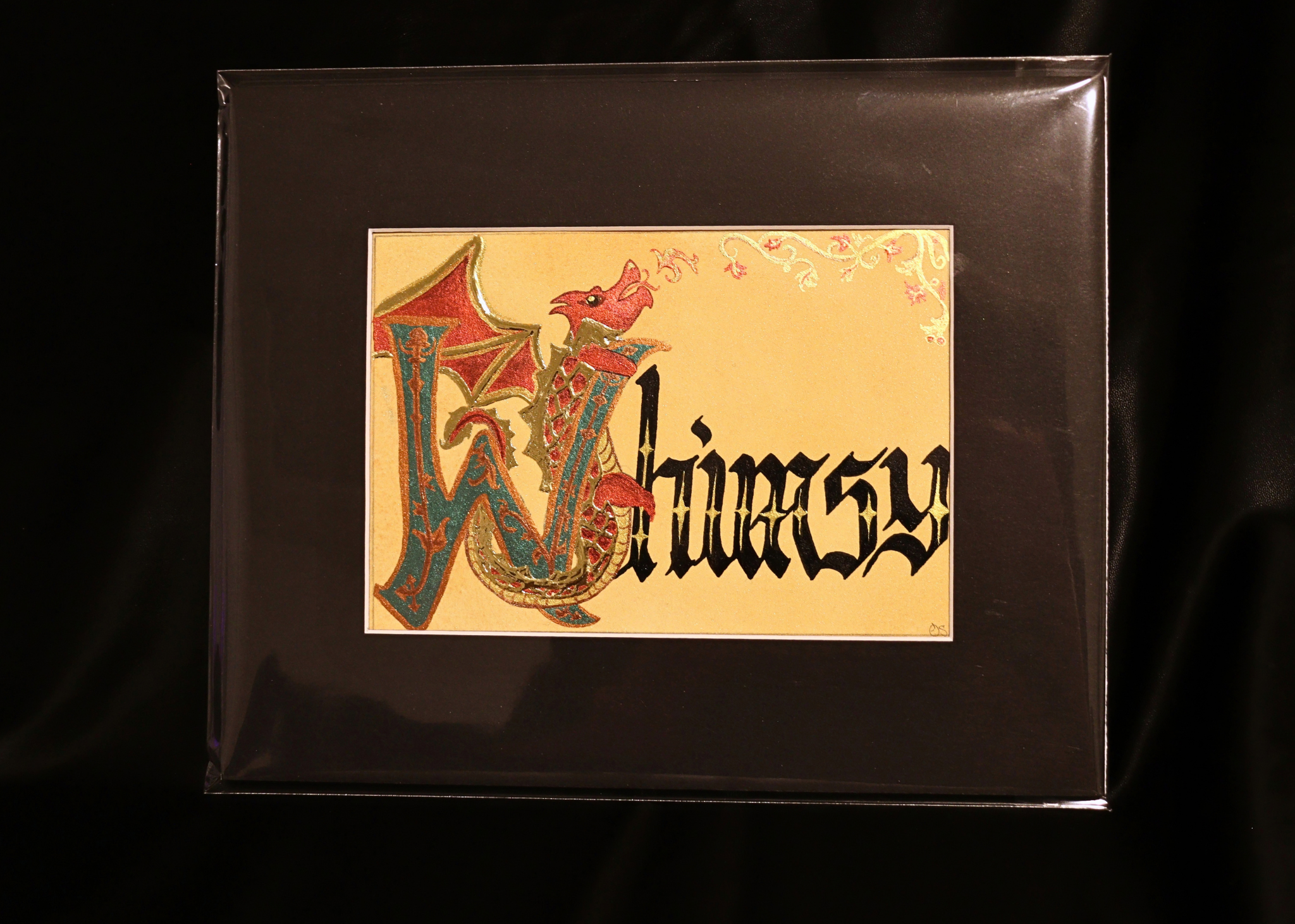 Gilded Initial & Name