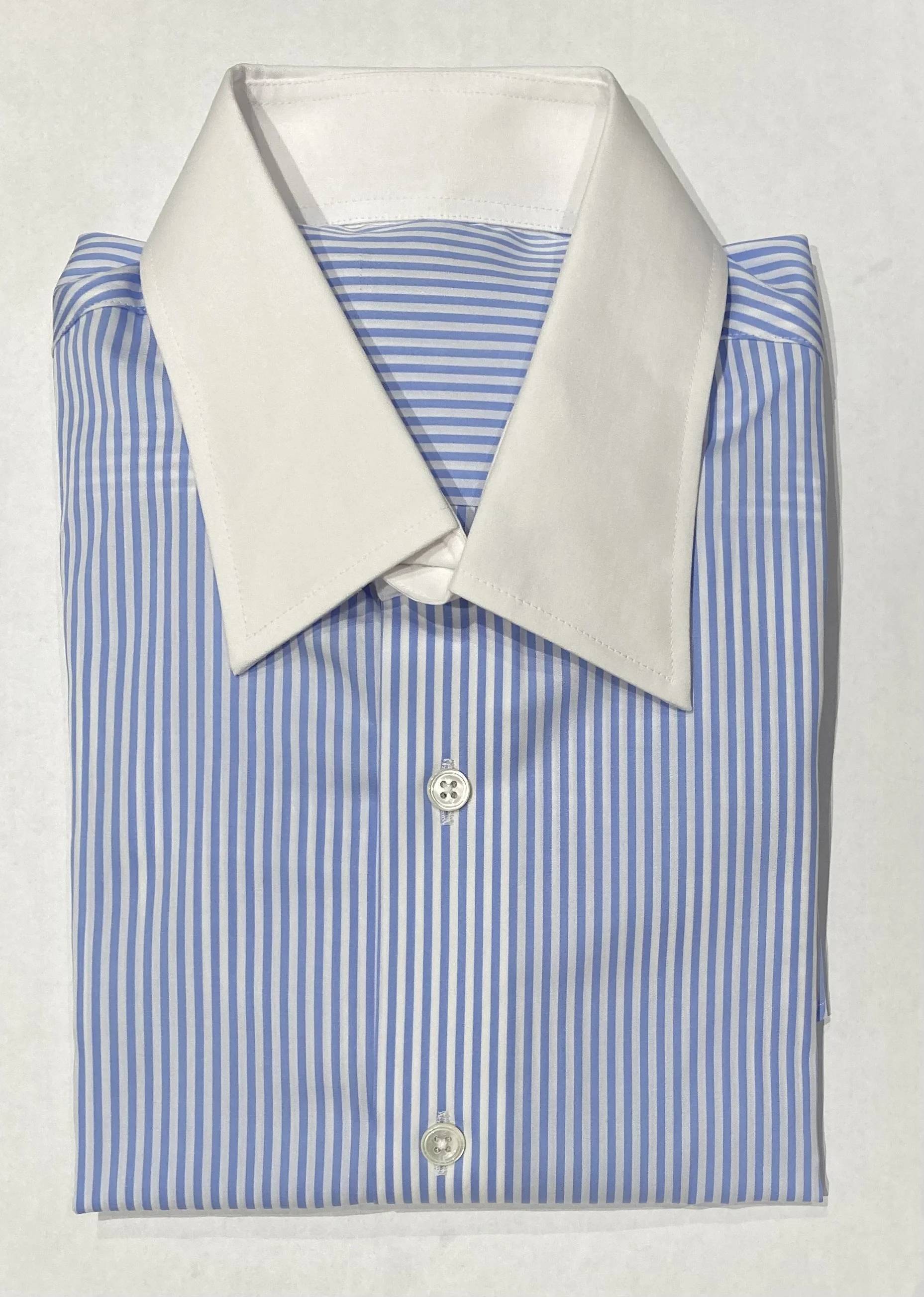 Striped Blue Cocktail Cuff Shirt