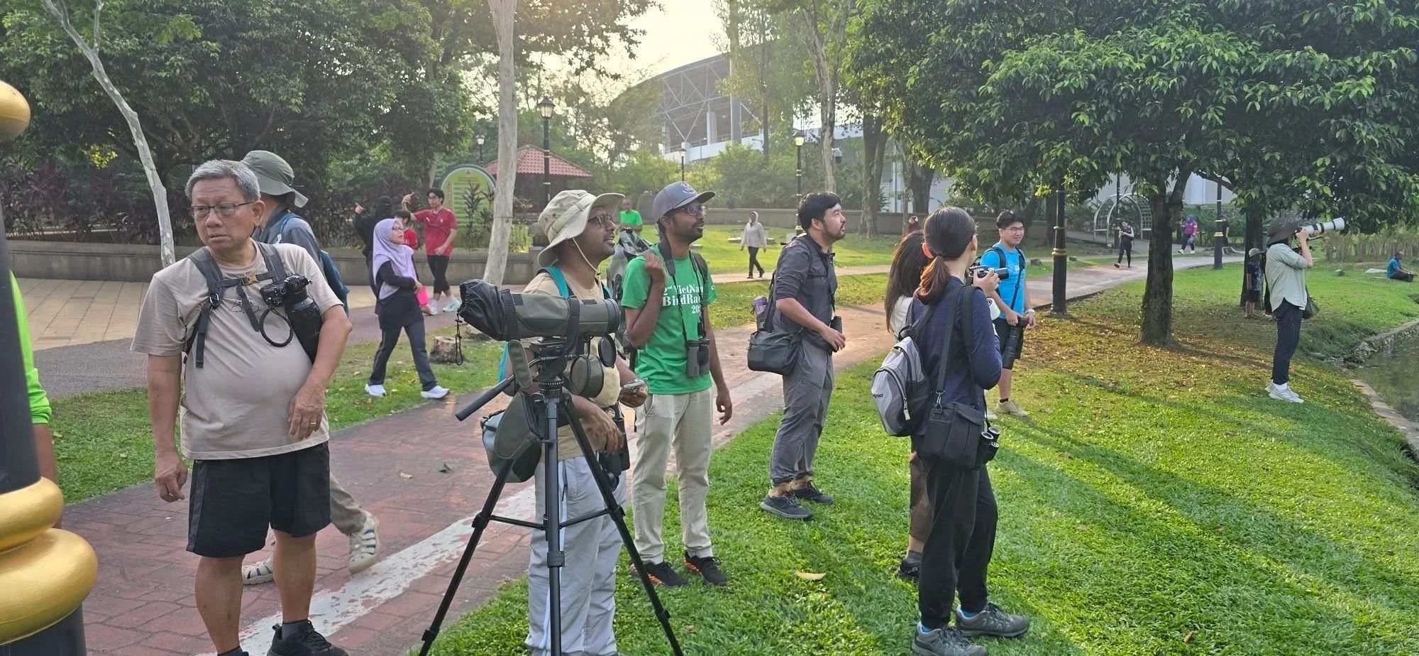  Counting and photographing [Photo credits: Tang Tuck Hong] 