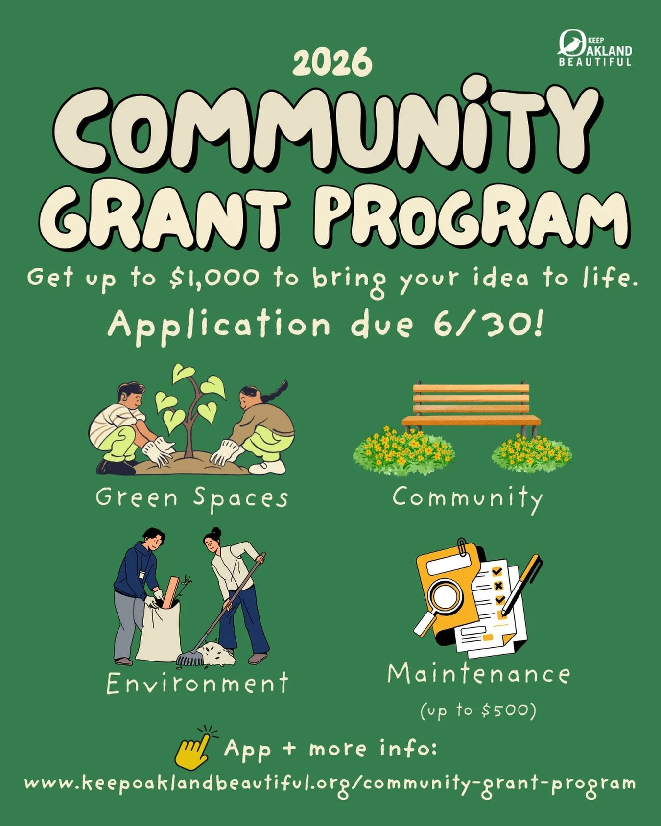 We&rsquo;re still beaming from our 5th annual Earth Day After Party last night! Before you&rsquo;re flooded with a recap of the gorgeous evening, we have an announcement 📢📢📢

Our Community Grant Program App is now OPEN! 💫

This cycle, we&rsquo;re