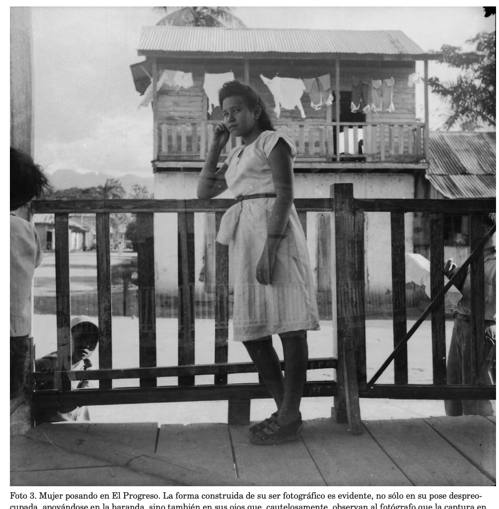  Mujer Posando en El Progreso, Yoro Archivo    Rafael Platero Paz de Aída López de Castillo  