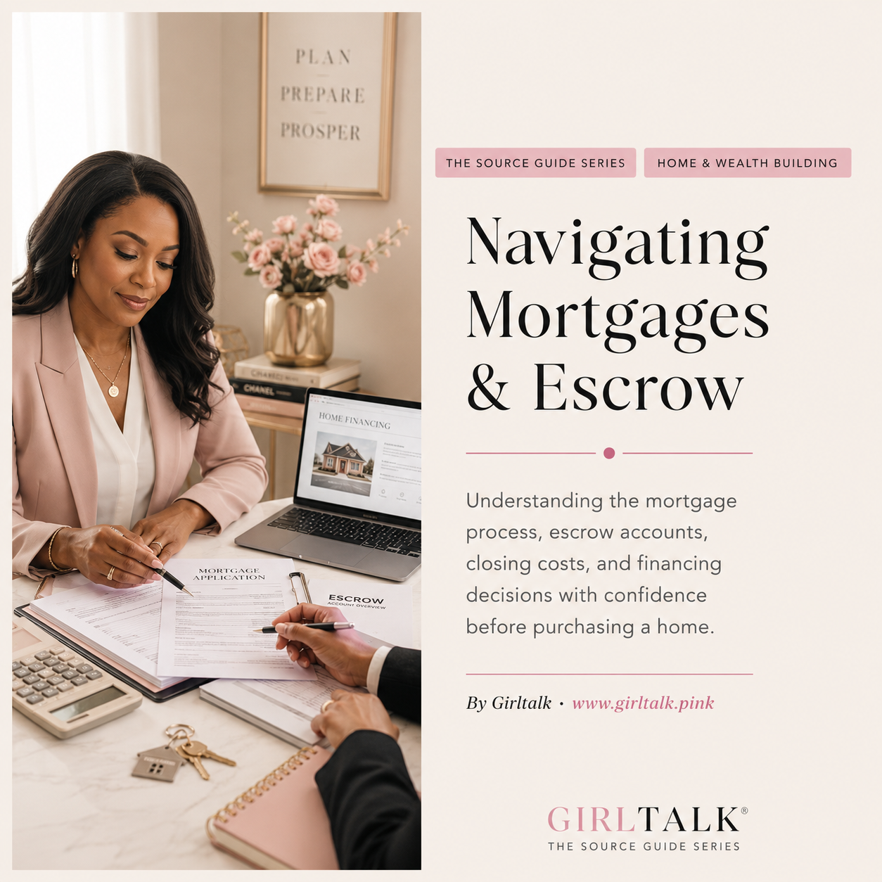 Navigating Mortgages & Escrow — understand the mortgage process, escrow accounts, closing costs, and home financing decisions with confidence