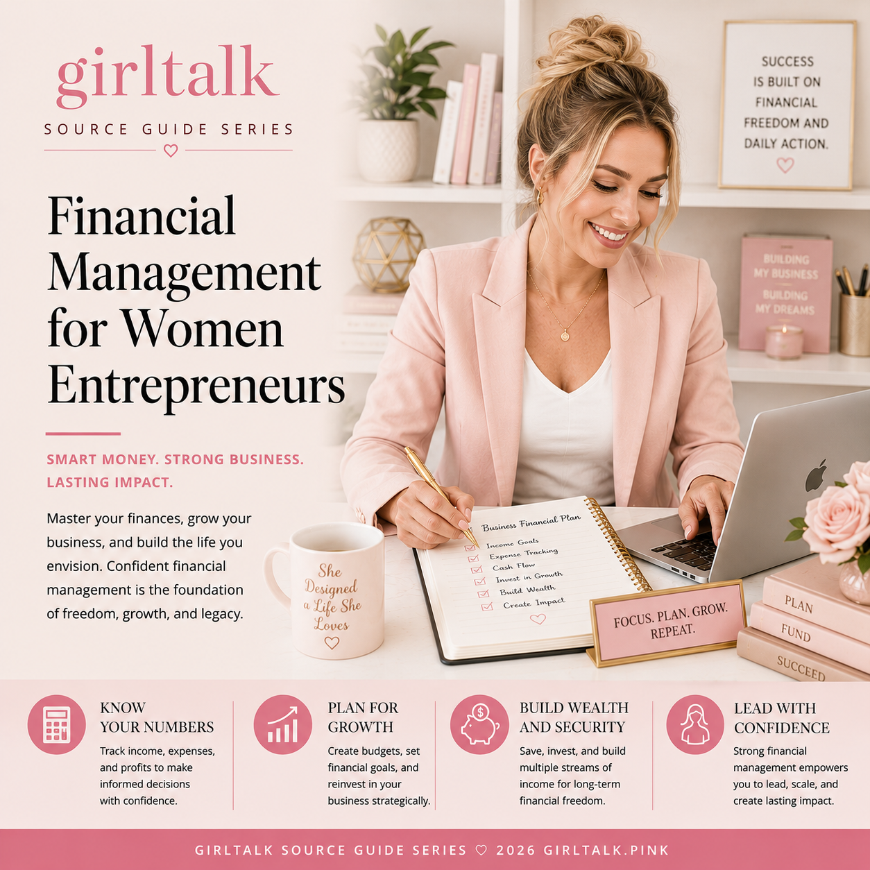Financial Management for Women Entrepreneurs — track income and expenses, plan for growth, build wealth, and manage your business finances with confidence