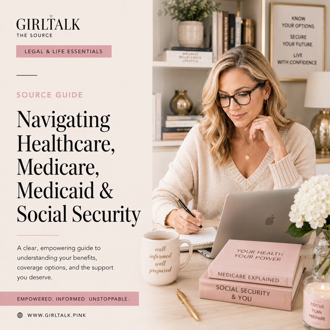 Navigating Healthcare, Medicare, Medicaid & Social Security — a clear guide to understanding benefits, coverage options, eligibility considerations, and available support