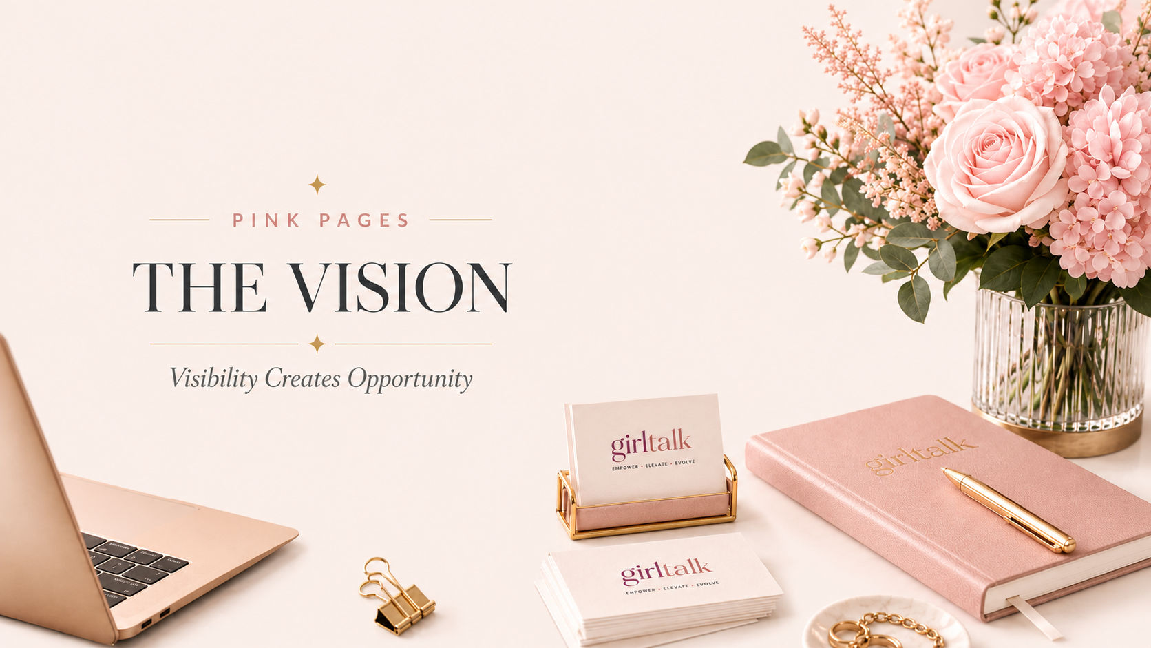 Girltalk Pink Pages — a women-owned and Black women-owned business directory created to help readers discover, support, connect with, and grow women-led businesses
