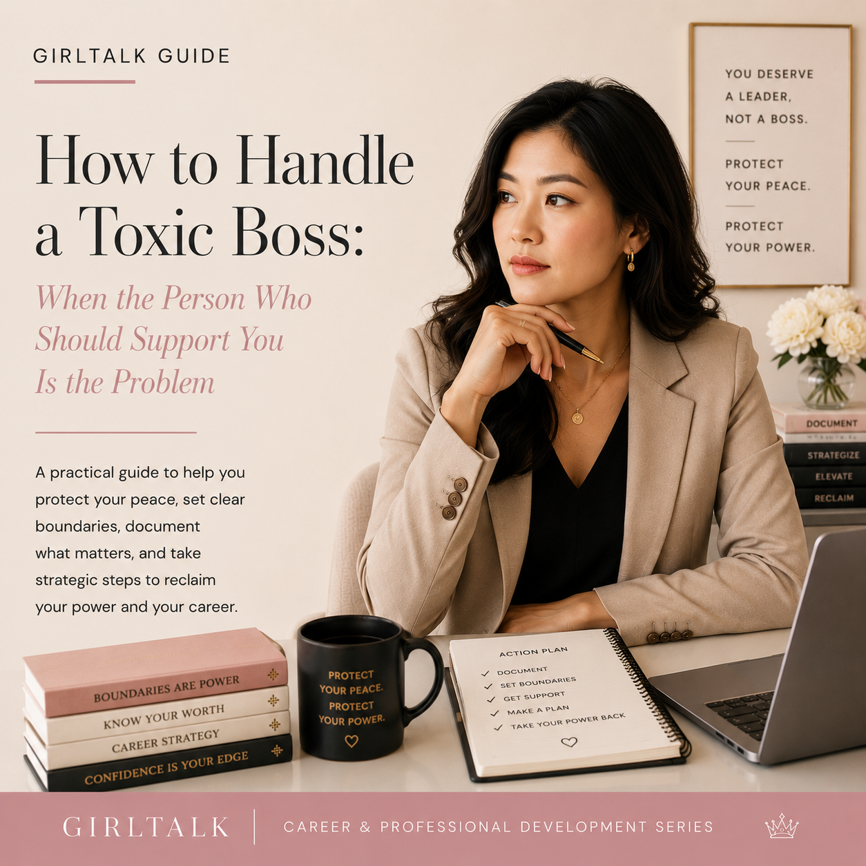 How to Handle a Toxic Boss — a practical guide to setting boundaries, documenting workplace issues, protecting your well-being, and taking strategic steps to safeguard your career