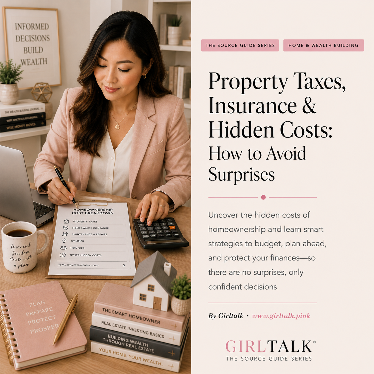 Property Taxes, Insurance & Hidden Costs — understand the less obvious costs of homeownership and how to budget, plan ahead, and avoid financial surprises