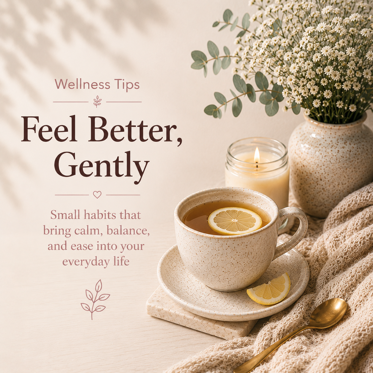 Wellness Tips — small habits that bring calm, balance, and ease into your everyday life