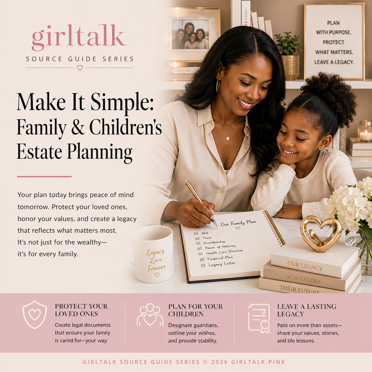 Family & Children’s Estate Planning — protect your loved ones, plan for your children, document your wishes, and create a lasting legacy