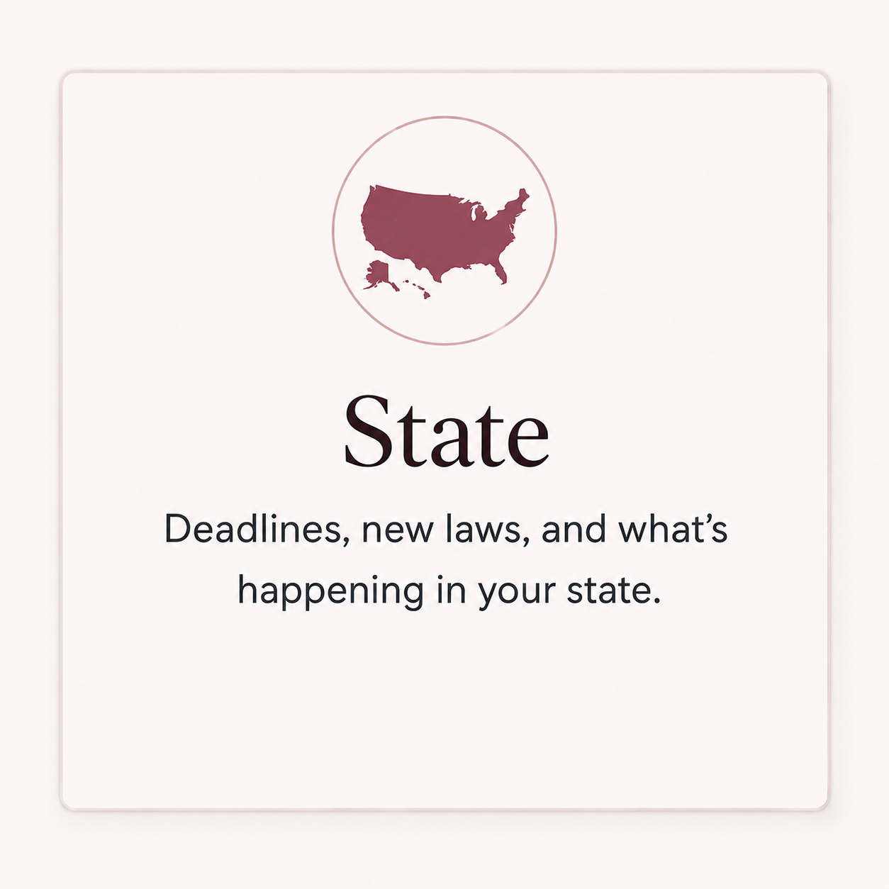 State — deadlines, new laws, and what’s happening in your state
