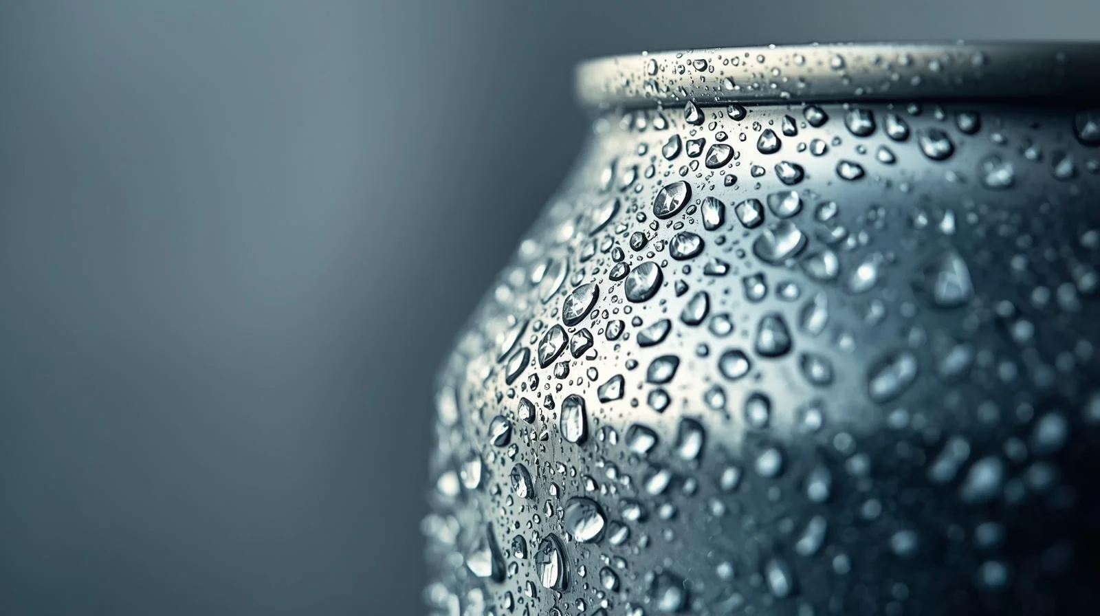 Can with condensation