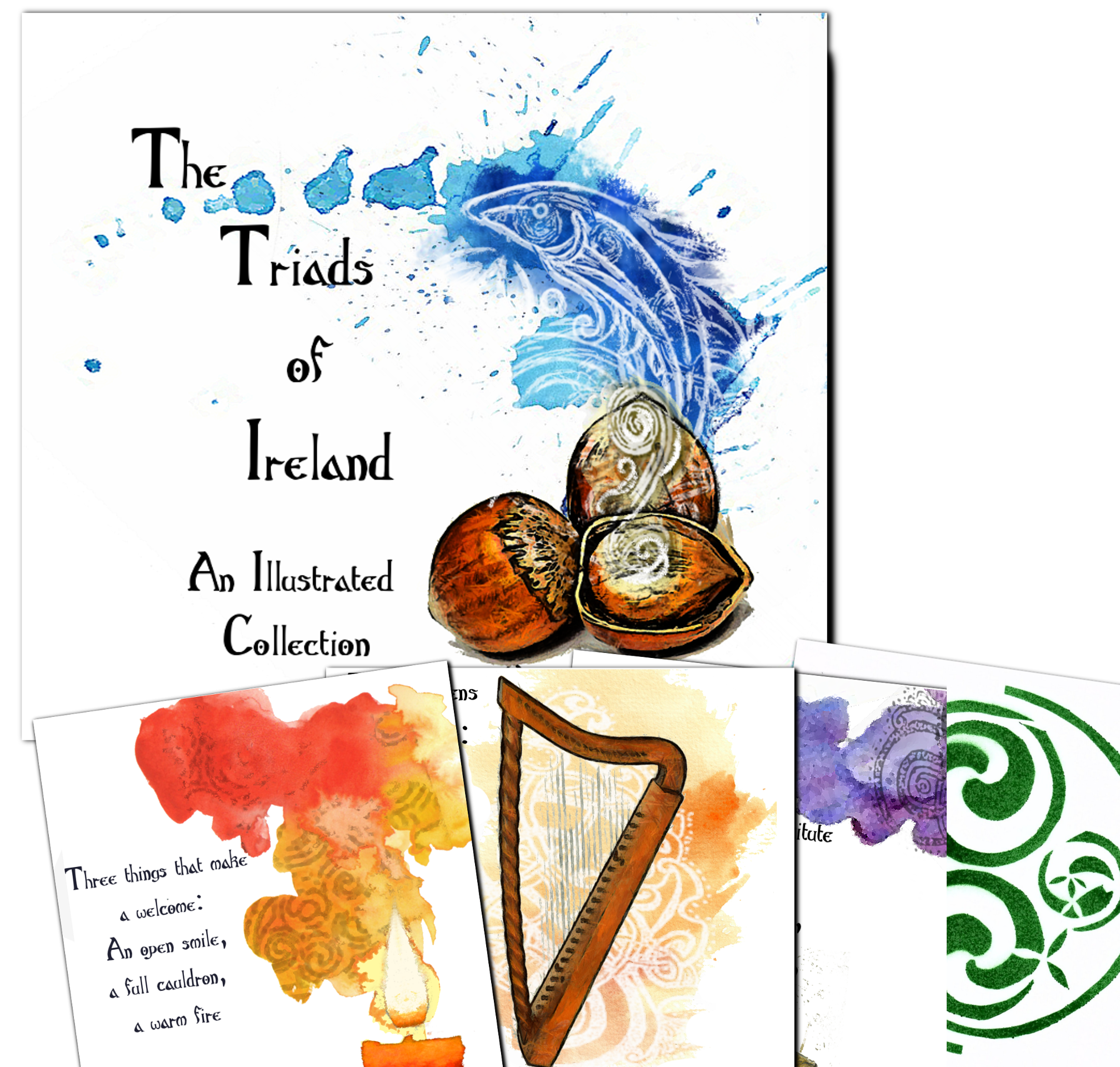 The Triads Of Ireland: An Oracle Deck And Book Set