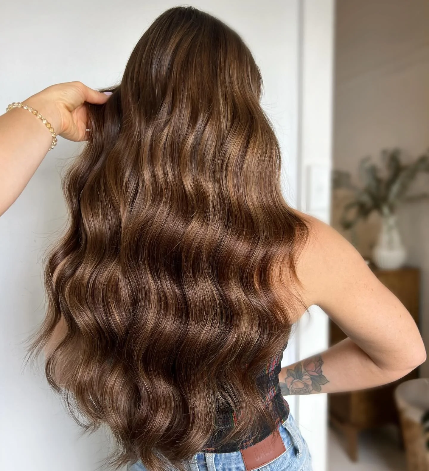 120g 22&rdquo; Damageless weft 🤍
So so perfect! 😍