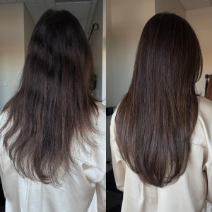 Comparison of extensions for length, color and shine
