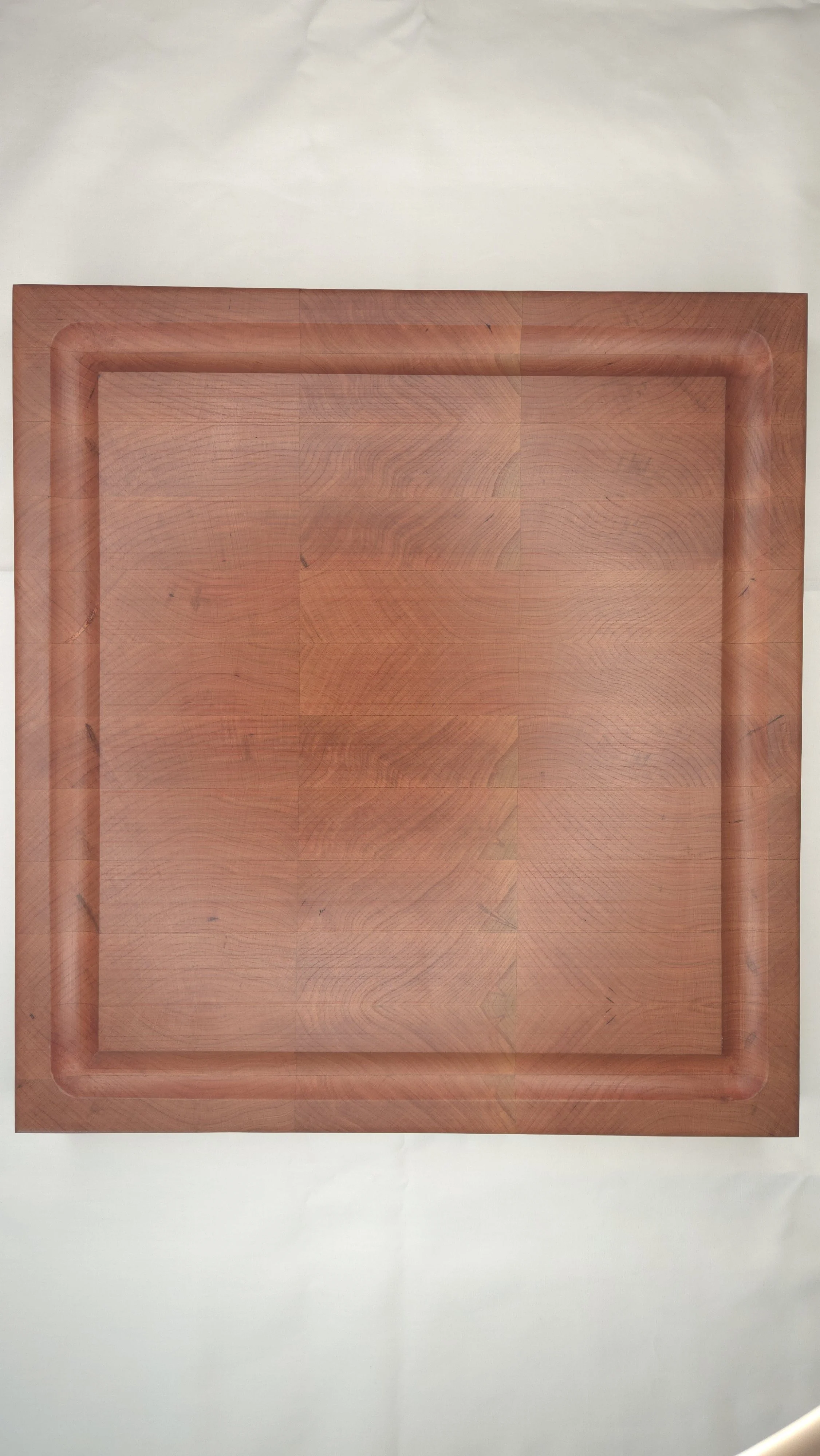 End grain square Cherry cutting board