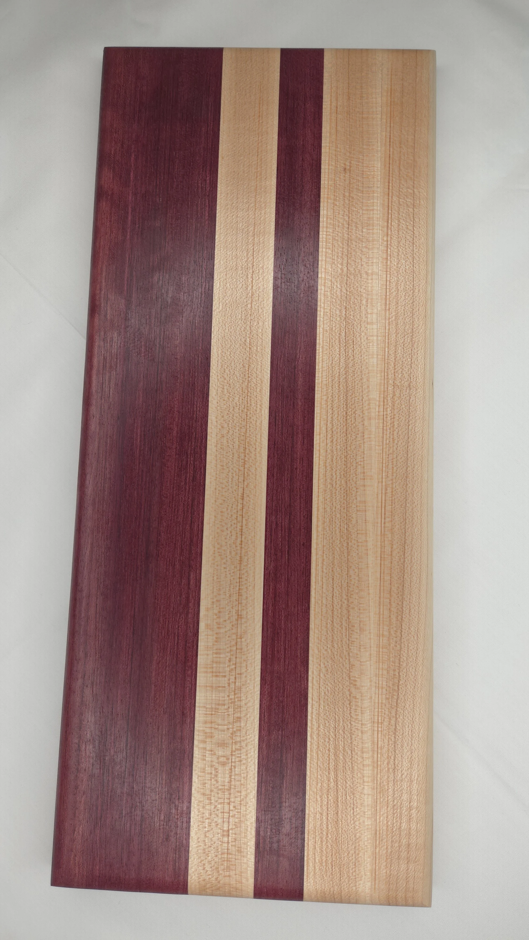 Maple and Purple Heart charcuterie board
