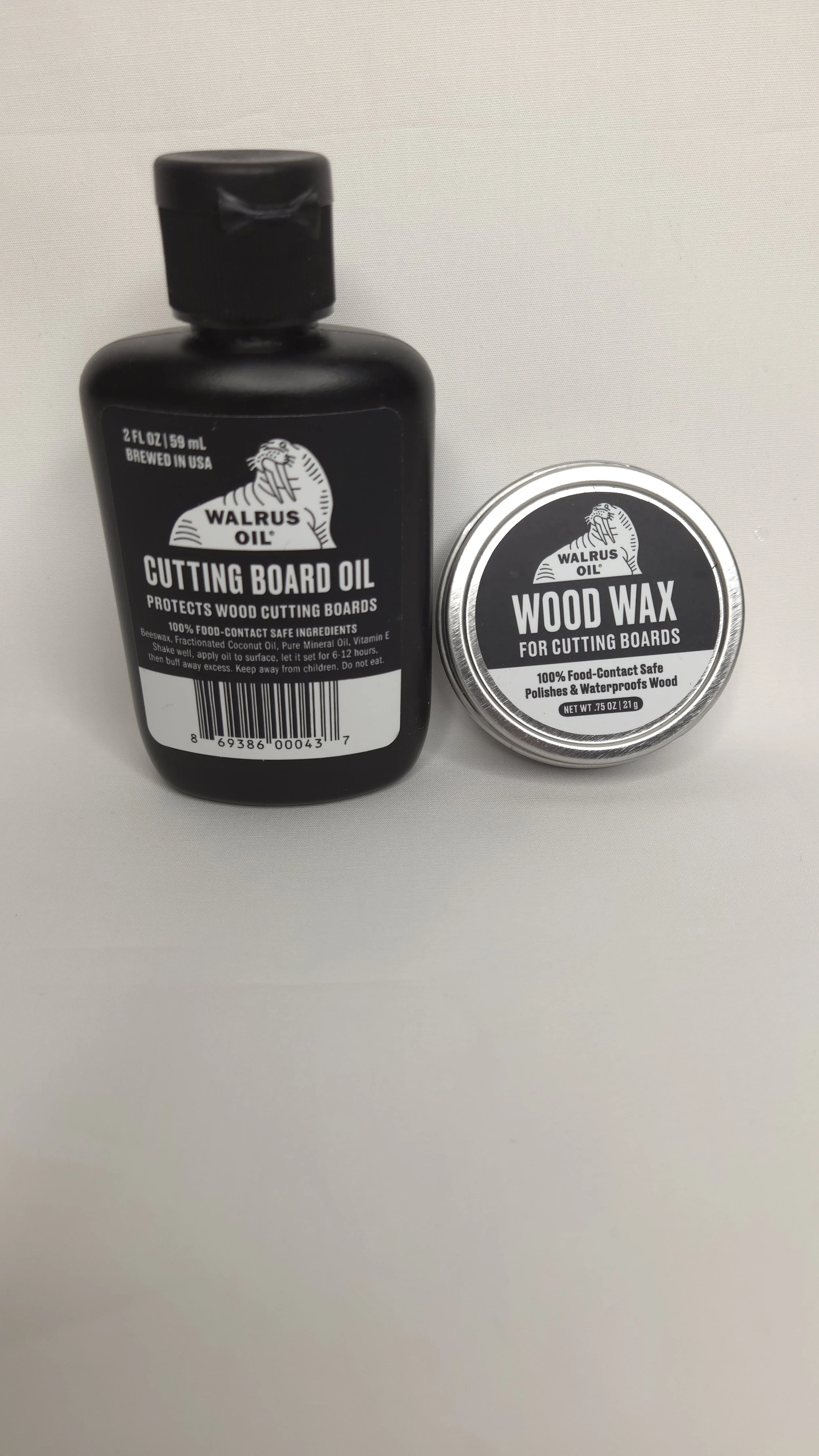 Cutting board care kit