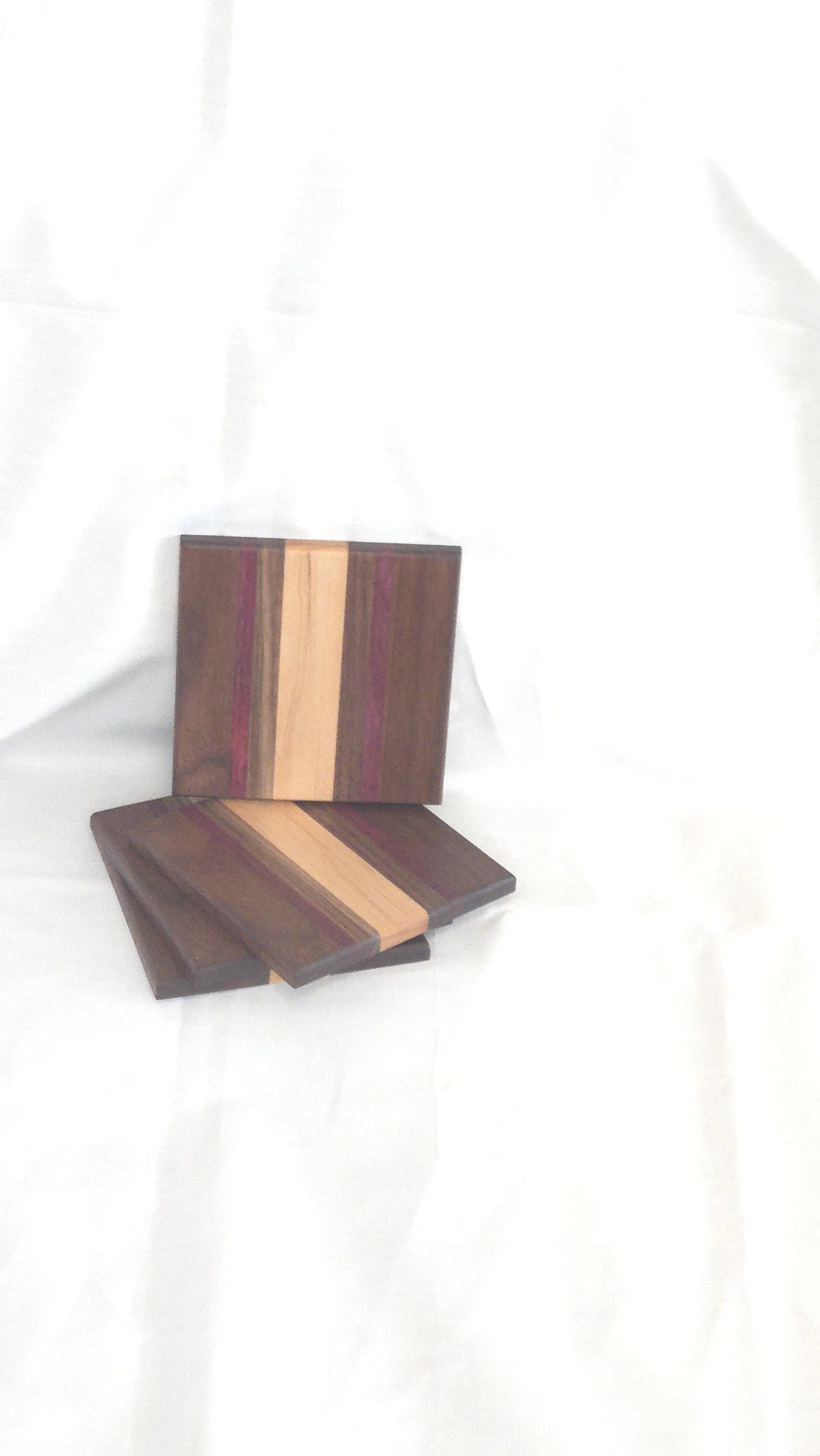 Strip pattern coasters