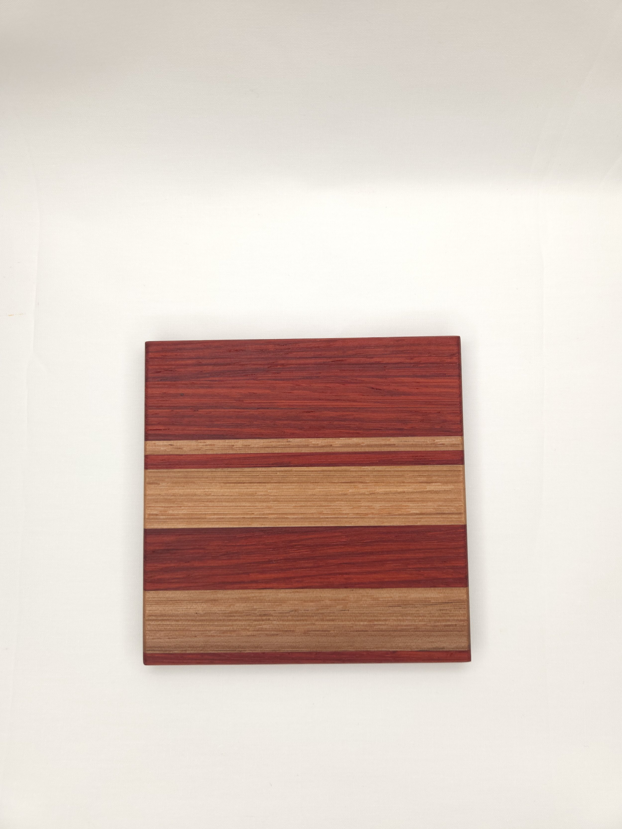 Paduak with Walnut coasters