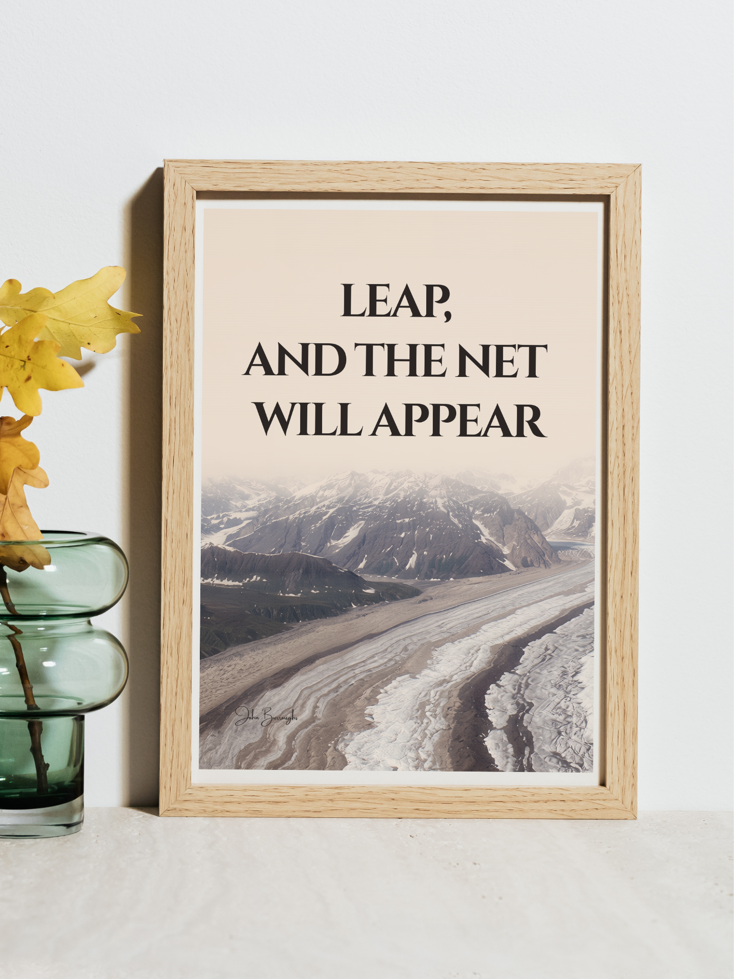 Vast Trust Photographic Quote Print