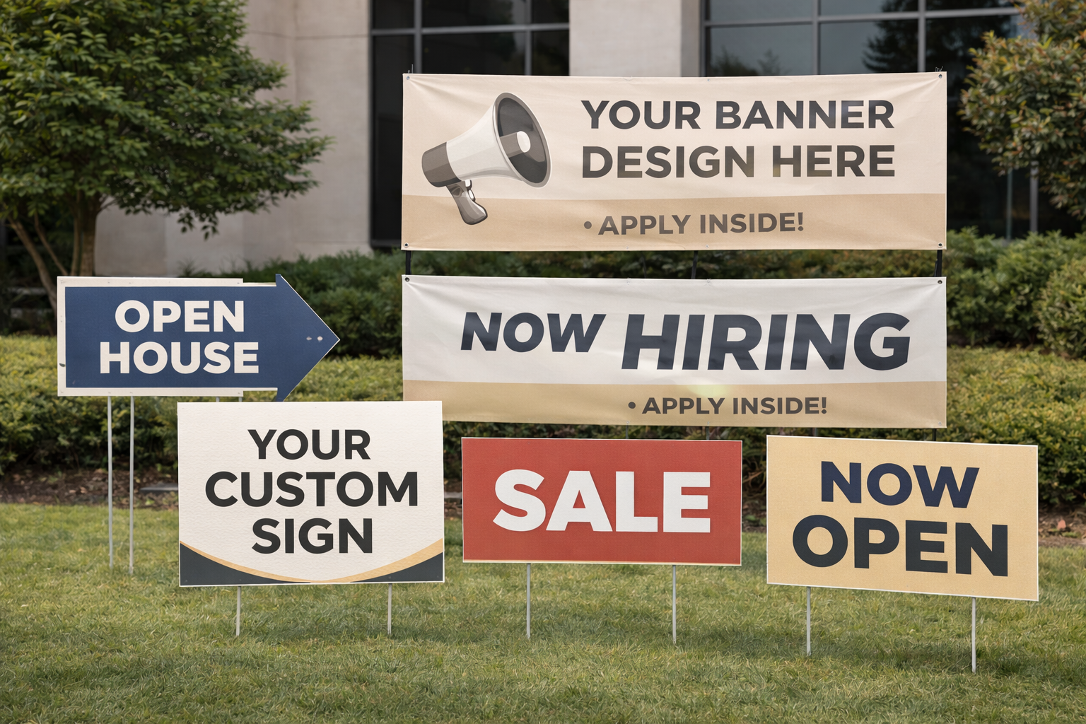 Yard Signs & Banners