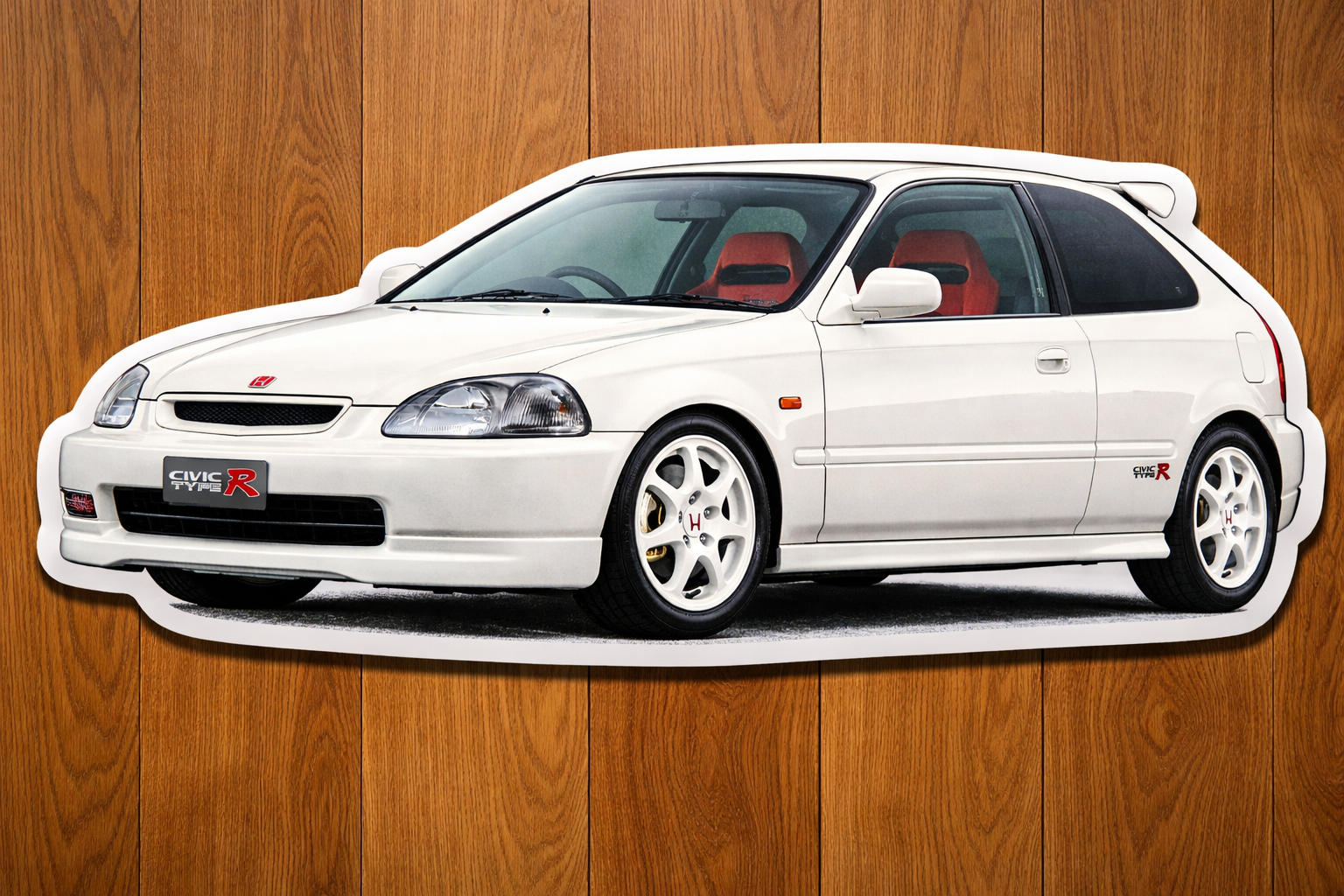 Honda EK Civic Type R | JDM | Shaped rug