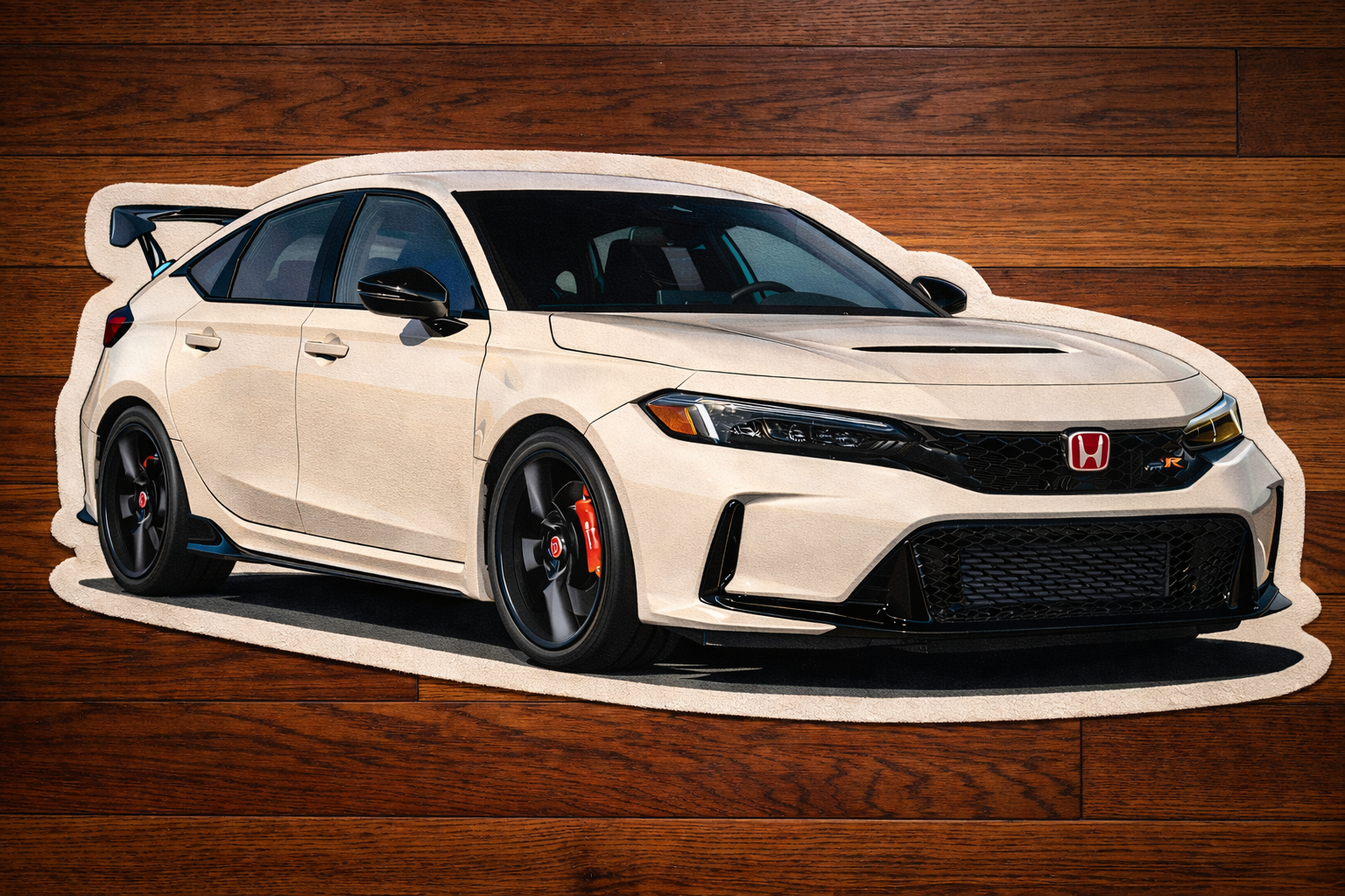 Honda Civic Type R | JDM | Shaped rug