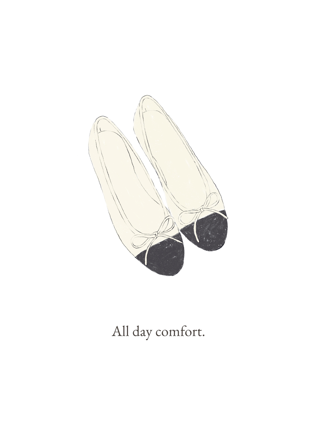 Ballet Flats Card
