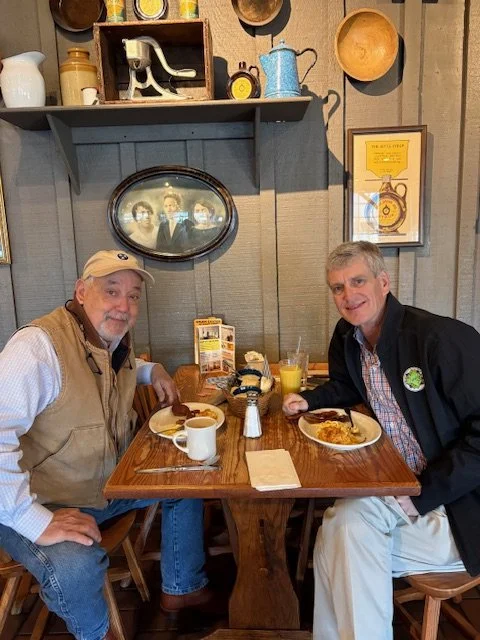 McCall Reviews Ward School Plans with Project Architect