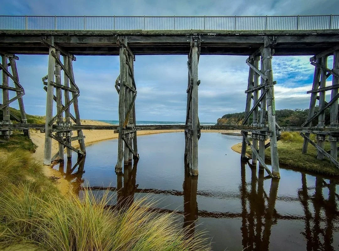 The old railway bridge near Kilcunda