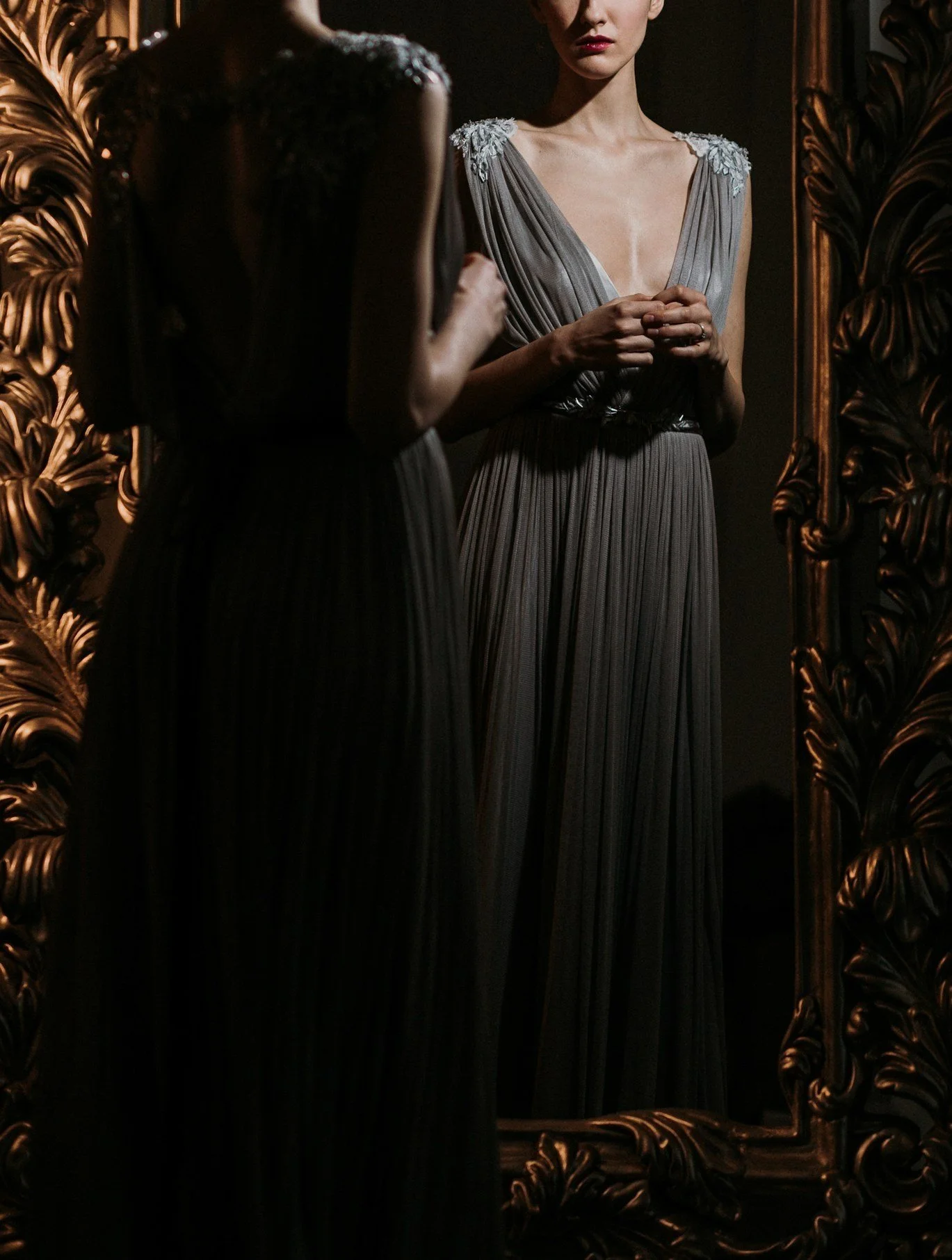 nude boudoir woman photography