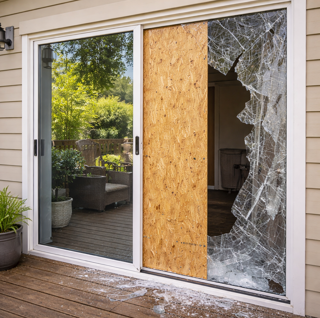 Storm-Damaged Sliding Door in Portland: Emergency Steps