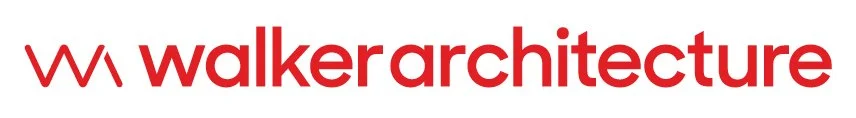 Walker Architecture logo in red text on a white background.