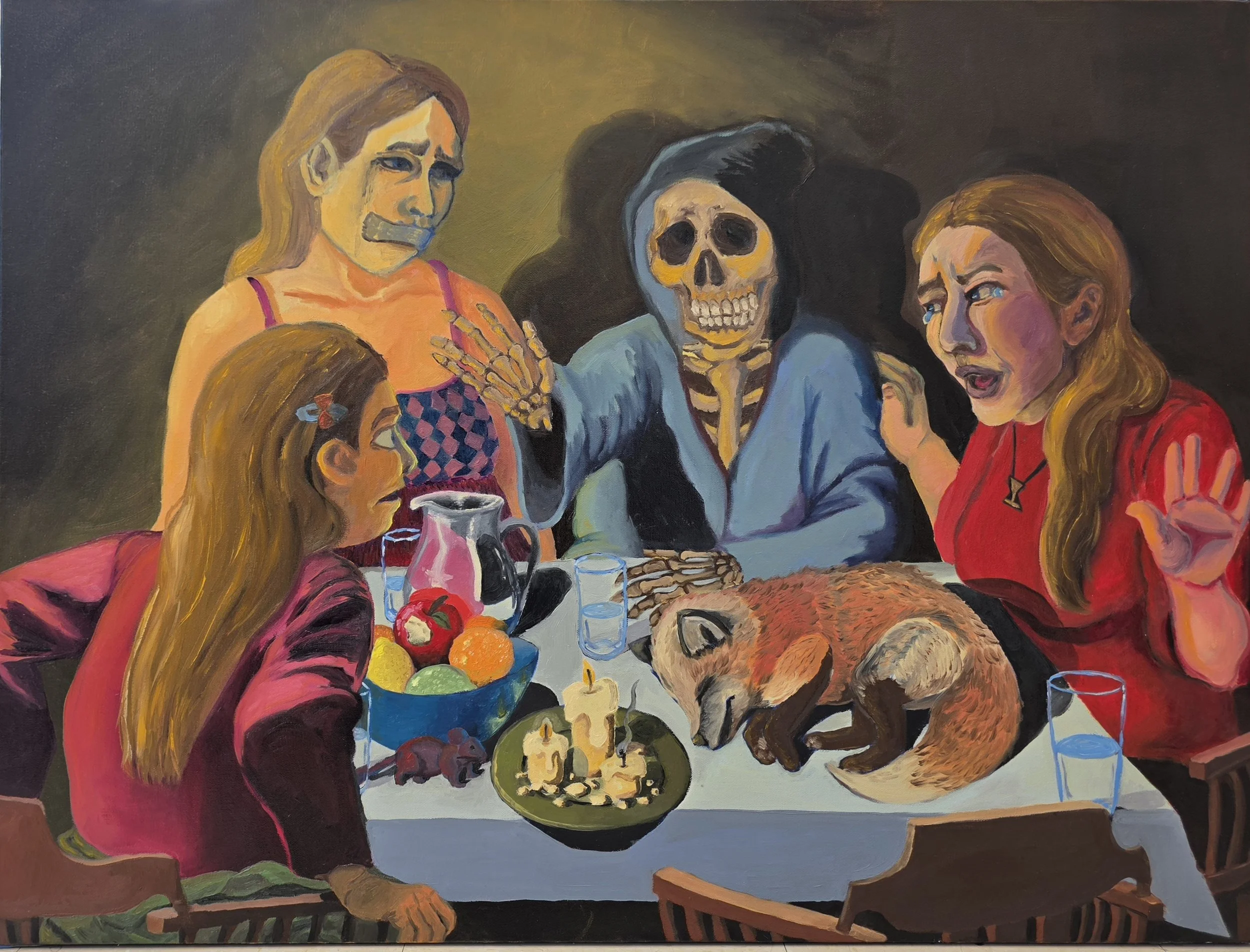 The Last Dinner
Oil on Canvas, 30" x 40", 2026