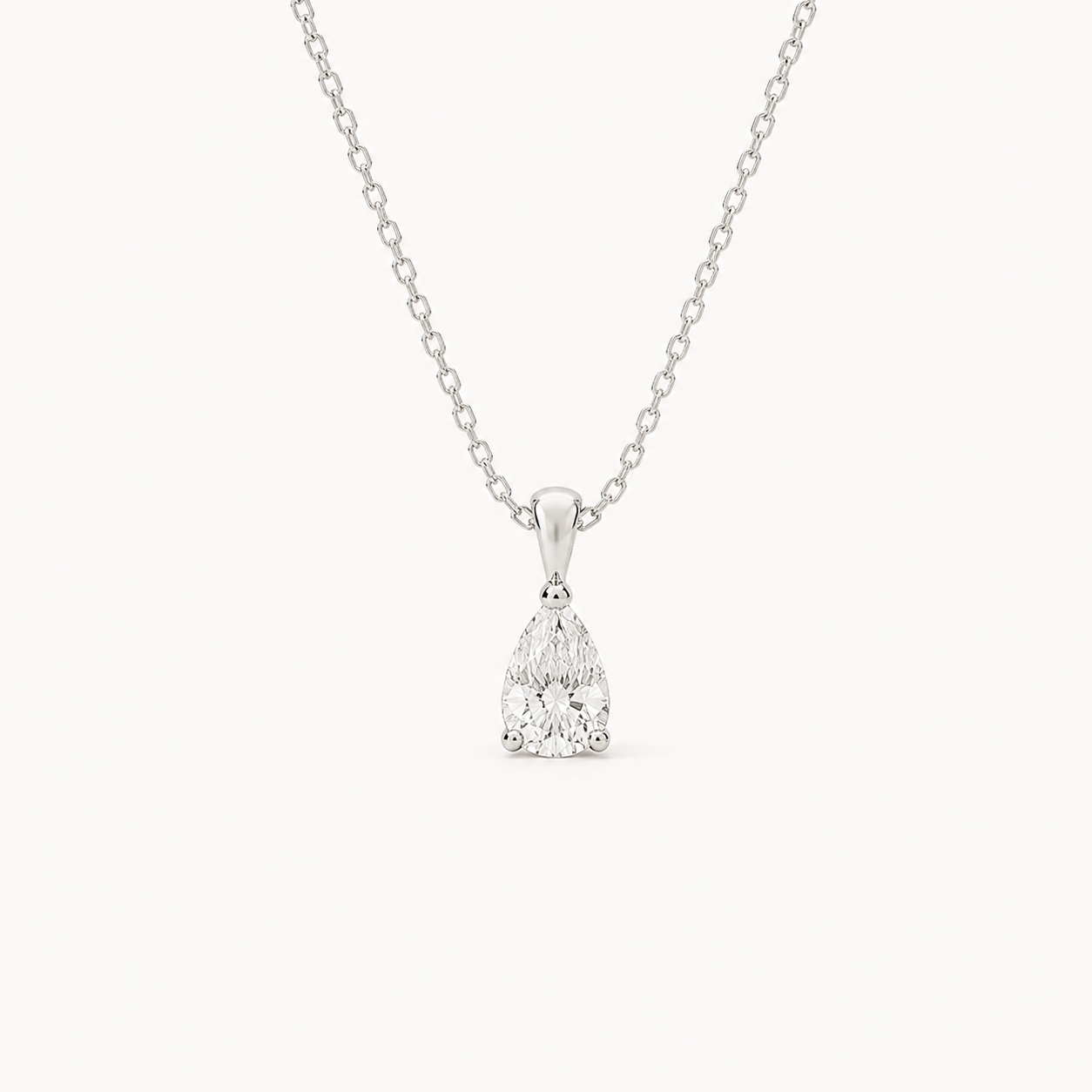 Diamond Necklace silver